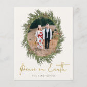 Budget Boho Rustic kerstfeestdag Foto (Voorkant)