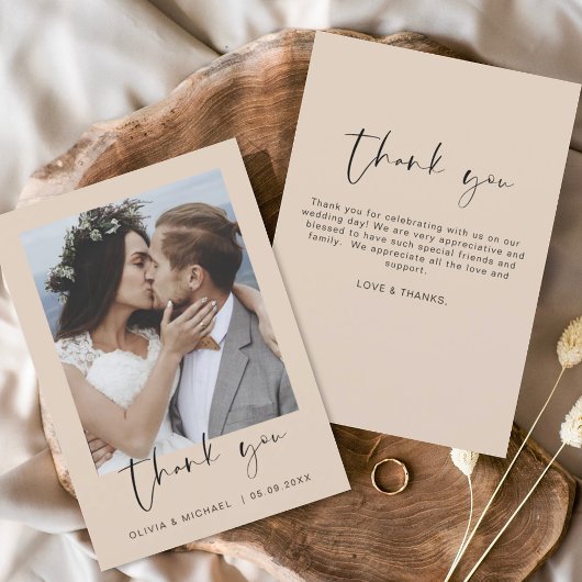 Budget Boho Terracotta Mariage Merci Cartes