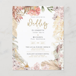 BUDGET BOHO Wedding Invite Digital Download