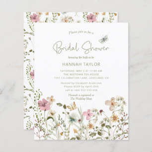 Budget Boho Wildflower Bridal Shower