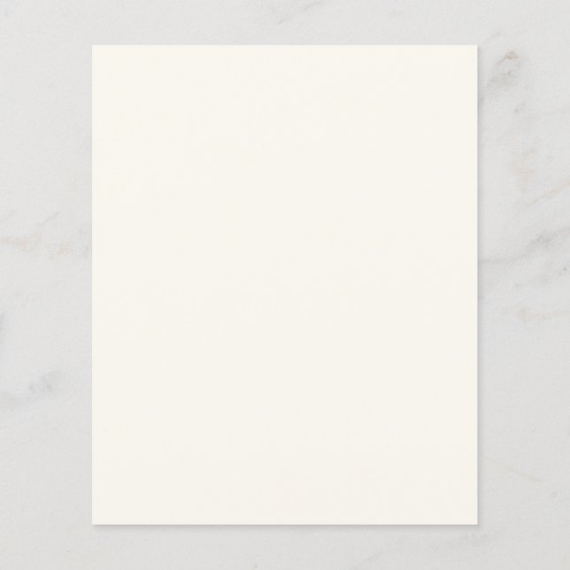 Budget Boho Wildflower Vrijgezellenfeest Script (Achterkant)