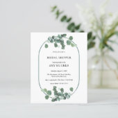 Budget Boog Eucalyptus Groene Bruiloft Feest (Staand voorkant)