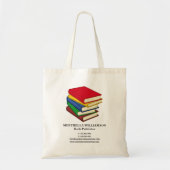 Budget Books Business Logo Tote Bag (Voorkant)