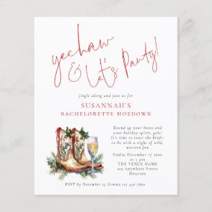 Budget Boots Bubbly Christmas vrijgezellenfeest