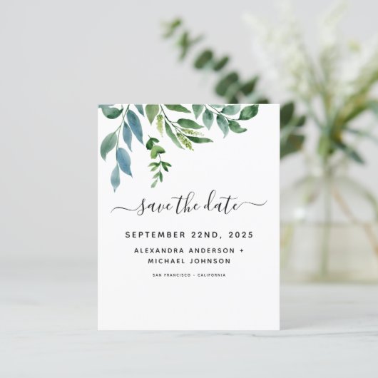 Budget Botanical Greenery Wedding (Staand voorkant)