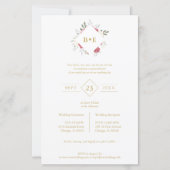 Budget Botanical Initials Floral Anagram 2 Photos (Achterkant)