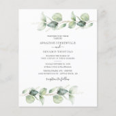 Budget Botanische Eucalyptus Weddenschap (Voorkant)