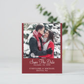 BUDGET Bourgogne Aangepaste foto-bruiloft bespaart (Staand voorkant)