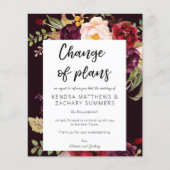 Budget Bourgogne Marasala DB Wijziging van de Plan Flyer (Voorkant)