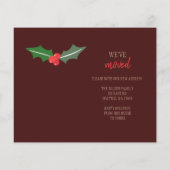 Budget Bourgogne Nouvelle maison pour Carte photo (Dos)