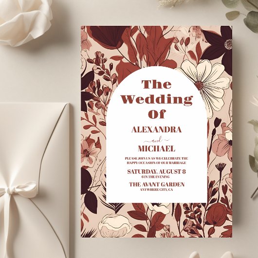 Budget Bourgogne Wildflowers Bruiloft