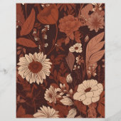 Budget Bourgogne Wildflowers Bruiloft Flyer (Achterkant)