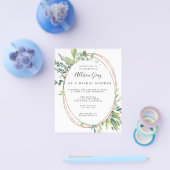 Budget Bridal Shower Invitation Flyer (Enkel)
