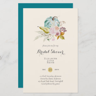 BUDGET Bridal Shower Invitations Custom Colors