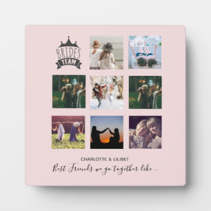 BUDGET Bridesmaid Gifts PHOTO COLLAGE Quottes BFF Fotoplaat