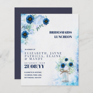 BUDGET Bridesmaids Luncheon Brunch Lunch Floral