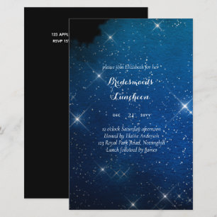BUDGET Bridesmaids Luncheon Sterrennacht Blue