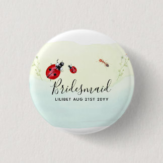 BUDGET Bruidsmeisje Bruiloft Geschenken LIEFJE'S Ronde Button 3,2 Cm