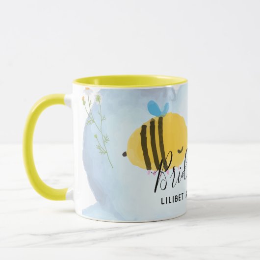 BUDGET Bruidsmeisje Bruiloftsgeschenken Bumble BIJ Mok (Links)