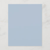 Budget Bruidsmeisje info Voorstel Kaart (Achterkant)