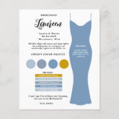 Budget Bruidsmeisje info Voorstel Kaart (Voorkant)