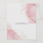 Budget Bruiloft Blush Roze Skies (Achterkant)