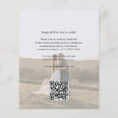 Budget Bruiloft Monogram Script Hart 2 Foto Flyer (Achterkant)