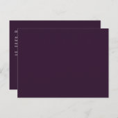 BUDGET Bruiloft PRUIM PAARS Monochroom Eenvoudig Briefkaart (Voorkant / Achterkant)