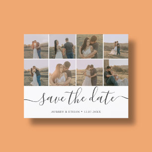 Budget Bruiloft Save The Date Foto Flyer
