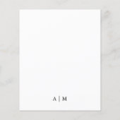 Budget Bruiloft Save the Date | Foto met Overlay Flyer (Achterkant)