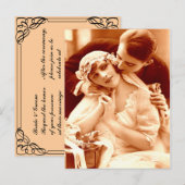 budget bruiloft uitnodiging briefkaart (Voorkant / Achterkant)