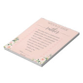 Budget Bruiloftsshower 'Would She Rather' Notitieb Notitieblok (Gedraaid)