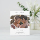 Budget Brushstroke Effect LGBT Wedding Photo  (Staand voorkant)