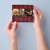 Budget Buffalo Check 3 Foto voor kerst Flyer (Hand)