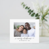 BUDGET Buffalo Pset Script Merry Kerstfoto (Staand voorkant)