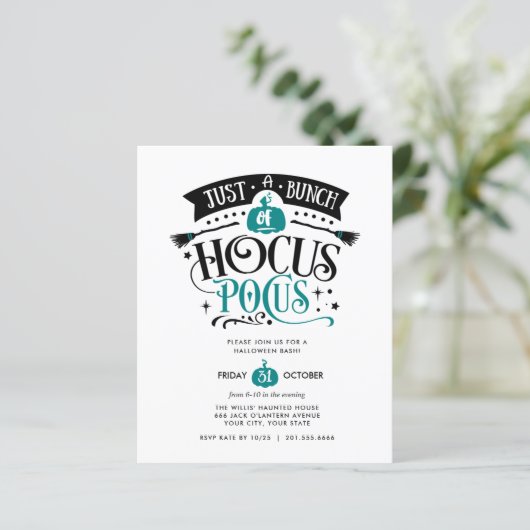 BUDGET Bunch van Hocus Pocus Halloween Bash (Staand voorkant)