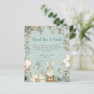 Budget Bunny Powder Blue Baby shower Dank u