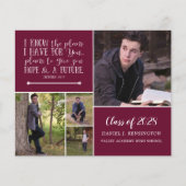 Budget Burgundy Christelijk Afstuderen Foto (Voorkant)