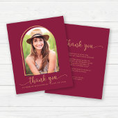 Budget Burgundy Gold Photo Afstuderen Hartelijk da