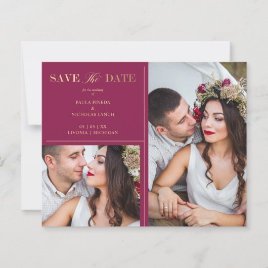 Budget Burgundy Golden 2 (Voorkant)