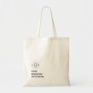 Budget Business Canvas tas Custom Company Logo