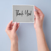 Budget Business Logo Social QR Code Dank u Flyer (Hand)