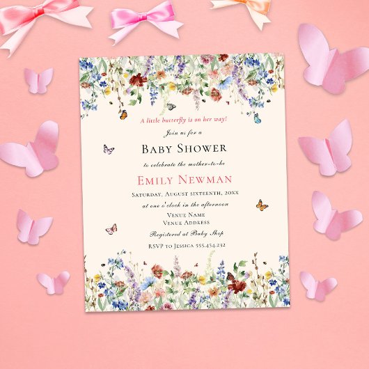 Budget Butterfly onderweg | Florence-Baby shower