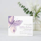 Budget Butterfly Viering Life Invitation (Staand voorkant)