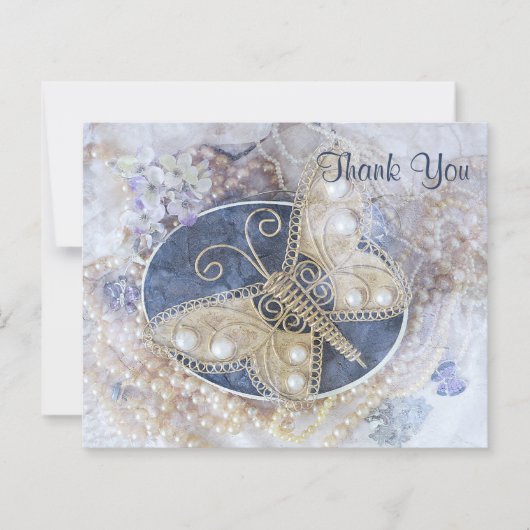 Budget Butterfly Weddenschap Bridal White Gold (Voorkant)