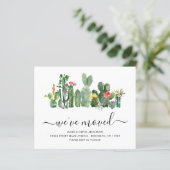 Budget Cactus Nous avons déménagé Nouvelle carte d (Debout devant)