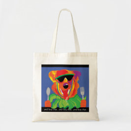Budget Canvas tas "Hungry Dog"
