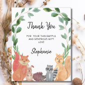 Budget Carte de remerciements du Baby shower des a