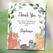 Budget Carte de remerciements du Baby shower des a