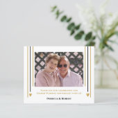 Budget Carte de remerciements photo du 50e anniver (Debout devant)